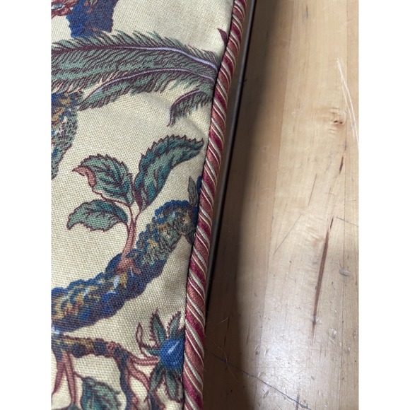 Vintage Waverly Olano Bird Pheasant Throw Pillows Set Of Two 16\